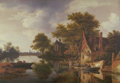 Paysage fluvial - Roelof Van Vries